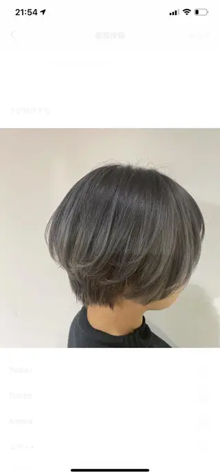 ショート 山形酸性ストレート 古川✂︎のヘアスタイル