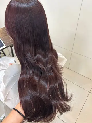 ロング カラー 阪田 真奈未のヘアスタイル