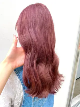 ロング カラー ヘアアレンジ hazuki🐈⬛ 透明感カラーのヘアスタイル