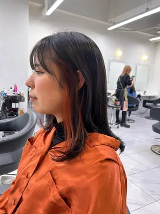 カラー 透明感ベージュ🤎 ナチュラルレイヤーのヘアスタイル