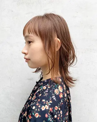 ミディアム カラー 髪質改善☆ 縮毛矯正miyuのヘアスタイル