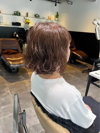 ミディアム 本田 知範のヘアスタイル