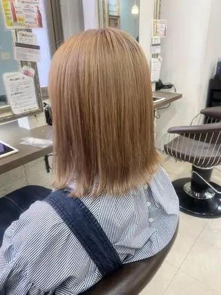 ショート カラー パーマ ヘアアレンジ kame|レイヤー / 似合わせ顔周りのヘアスタイル
