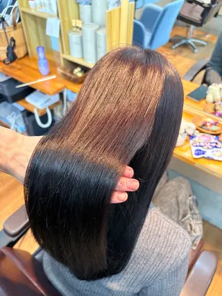 ロング カラー 髙木 優人のヘアスタイル