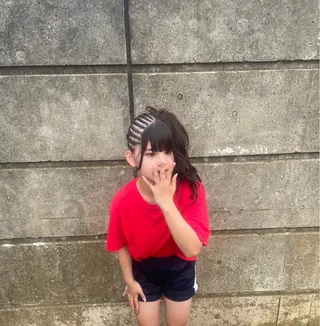 ヘアアレンジ らいむ/レイヤー/ /イヤリングカラーのヘアスタイル