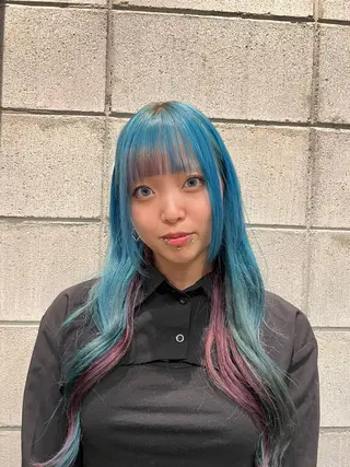 ロング カラー 博多韓国ヘア /髪質改善【美涼】のヘアスタイル