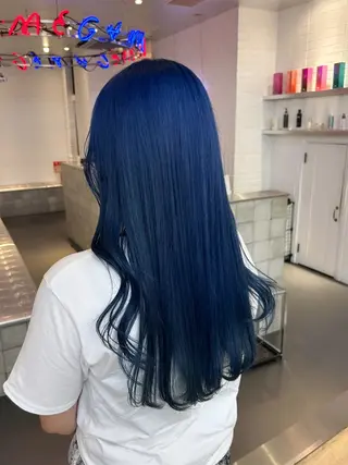 ロング MiRI💜地毛級 エクステ✖似合わせ技のヘアスタイル