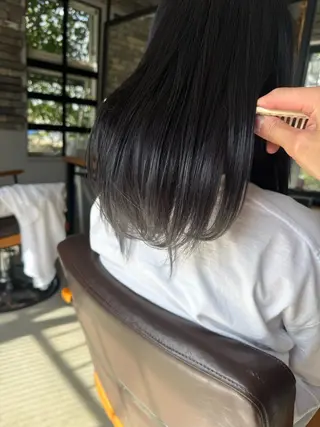 ロング カラー ブリーチ特化 コンテスト優勝サロンのヘアスタイル