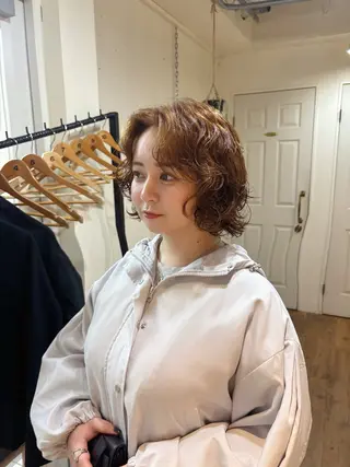 ミディアム パーマ kaito パーマ募集！🔵のヘアスタイル