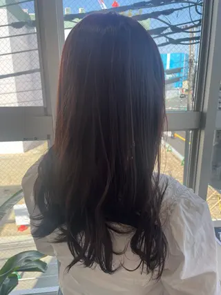 ロング カラー NaVIユウジ 透明感カラーのヘアスタイル