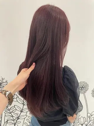 ロング カラー 🎟暖色カラー /アレンジ🎀くるみのヘアスタイル