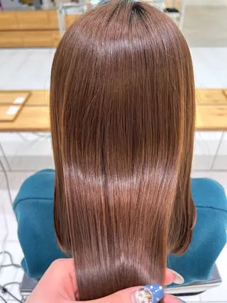 ミディアム かな🎀 ぷるカラー/エクステのヘアスタイル