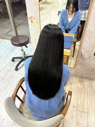 ロング カラー なぎは/似合わせ・ ナチュラルカラーのヘアスタイル