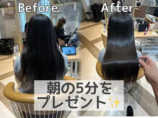 ロング パーマ 透明感カラー/艶髪/ 縮毛矯正/たくまのヘアスタイル