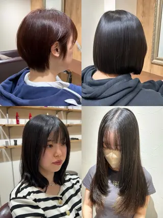 ミディアム 鈴木 悠孝のヘアスタイル