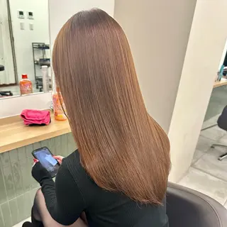 セミロング カラー ブリーチなし/レイヤ ー特化🌈Tommyのヘアスタイル