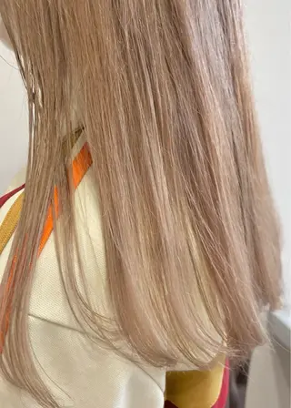 カラー 広島:ミルキーカラー tsumaのヘアスタイル