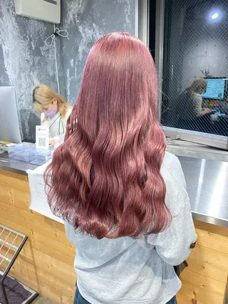 ロング カラー エフェクトブリーチ 🌟前澤啓太朗のヘアスタイル