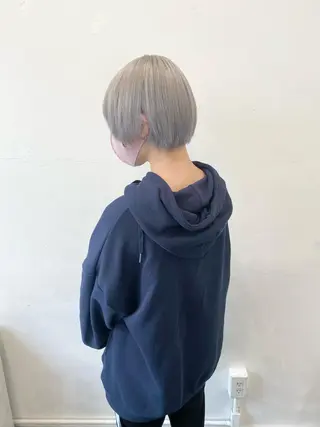 ショート カラー パーマ ヘアアレンジ メンズ キッズ ブリーチ　ハイトーン 特化🌈フジタハルキのヘアスタイル