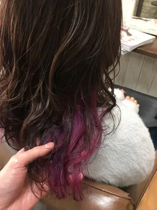 ロング しが りょーたのヘアスタイル