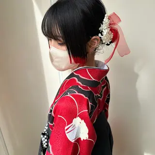 シールエクステ✨️韓 国羽エクステ🪽和希のヘアスタイル