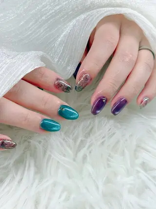 ネイル Agate miku🎀‧₊のネイルデザイン