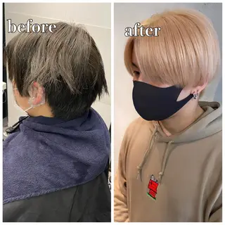 カラー メンズ 🌈ブリーチ特化🌈 MINATOのヘアスタイル