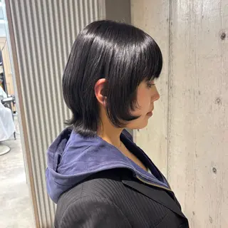 ショート カラー ツヤ髪ハイトーン ×レイヤー🌝リオのヘアスタイル