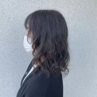 パーマ 芳賀 風斗のヘアスタイル