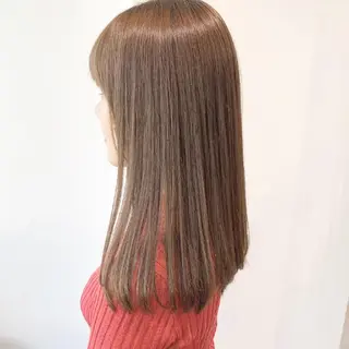 ミディアム カラー 🤍💕ブリーチカラ ーAyaka💕🤍のヘアスタイル