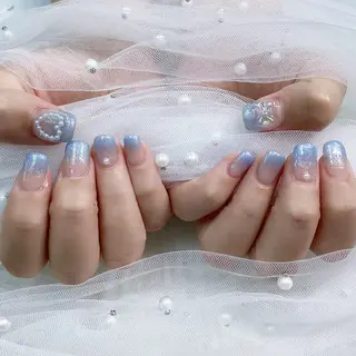 ネイル パーツ全部¥110 サロンミミのネイルデザイン