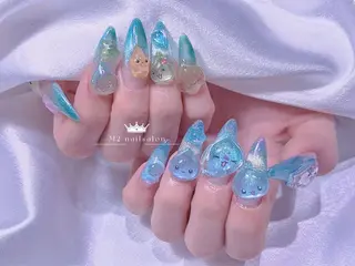 ネイル 長さだし専門店 M2　rikaのネイルデザイン