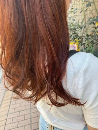 セミロング カラー 宮内 真乃のヘアスタイル