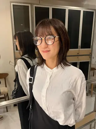 ミディアム カラー ショートカット 🦎Raitoのヘアスタイル