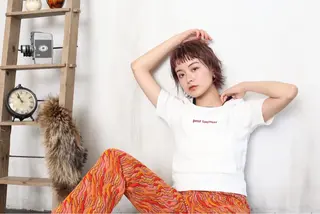 ショート カラー ショート/ボブ/ 心斎橋/宮脇美奈のヘアスタイル