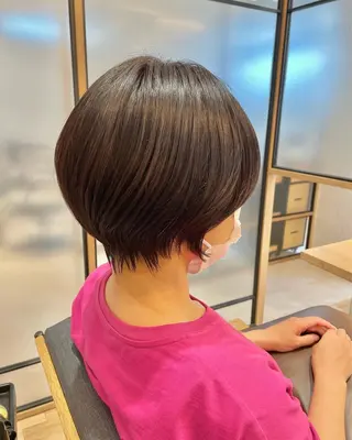 ショート シノハラ ガクト ショート/白髪ぼかしのヘアスタイル