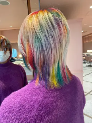 ミディアム カラー welring hair salonのヘアスタイル