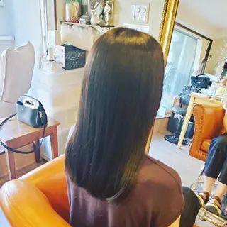 セミロング カラー spa hair ark 富井直美のヘアスタイル