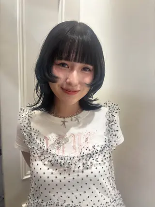 ミディアム カラー 🌸銀座No.1パー マ🌸いでいあやのヘアスタイル