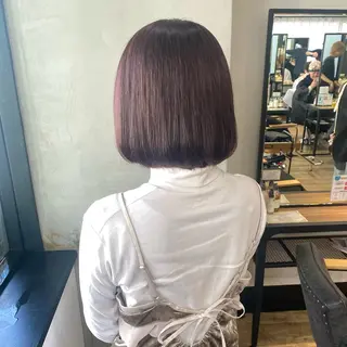 ミディアム カラー otoha✳︎ くすみ艶カラーのヘアスタイル