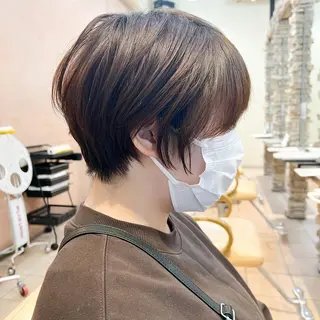 ショート 地毛風ストレート ⚡️下ノ村柊斗⚡️のヘアスタイル