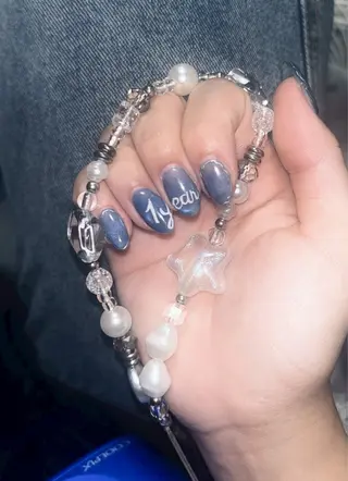 ネイル 個性派✴︎ジャケ写 ネイル🦋mire-のネイルデザイン