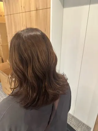 セミロング natsumi🍀艶 カラー/美髪縮毛のヘアスタイル