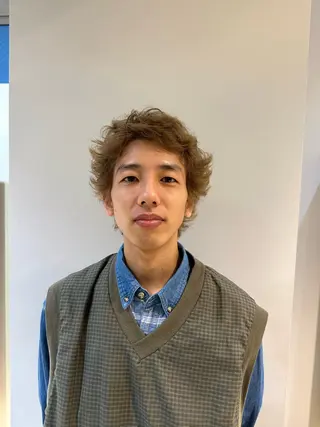 パーマ メンズ 似合わせカット /パーマ岡本淳平のヘアスタイル