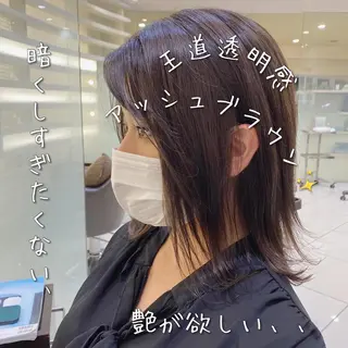ミディアム カラー 【髪質改善】 梅田　聡のヘアスタイル