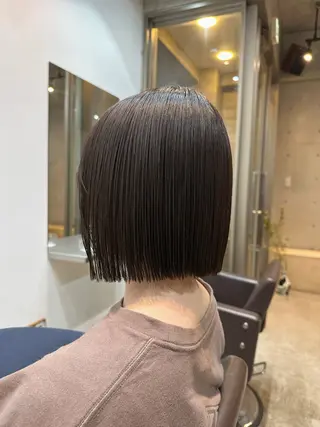 ミディアム カラー ショートカット/ パーマ/齋藤大貴のヘアスタイル