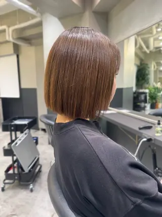 ミディアム ウルフ/レイヤー/ ボブ/大石晴也🦋のヘアスタイル