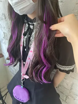 ロング エクステ＆艶カラー 🎀YURINA🎀のヘアスタイル