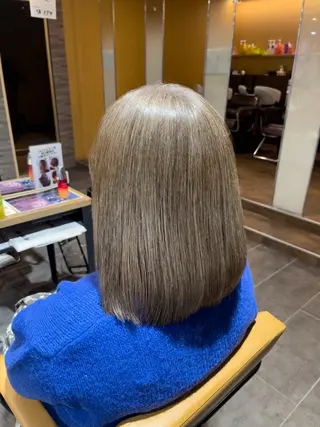 ミディアム カラー 髪質改善/ 杉山正克のヘアスタイル