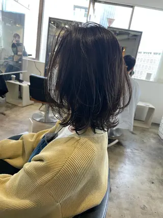 ミディアム 💫カットはなんでも 得意です✂️のヘアスタイル